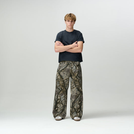 Woodland Camo Denim