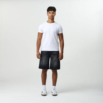Stone Wash Jorts