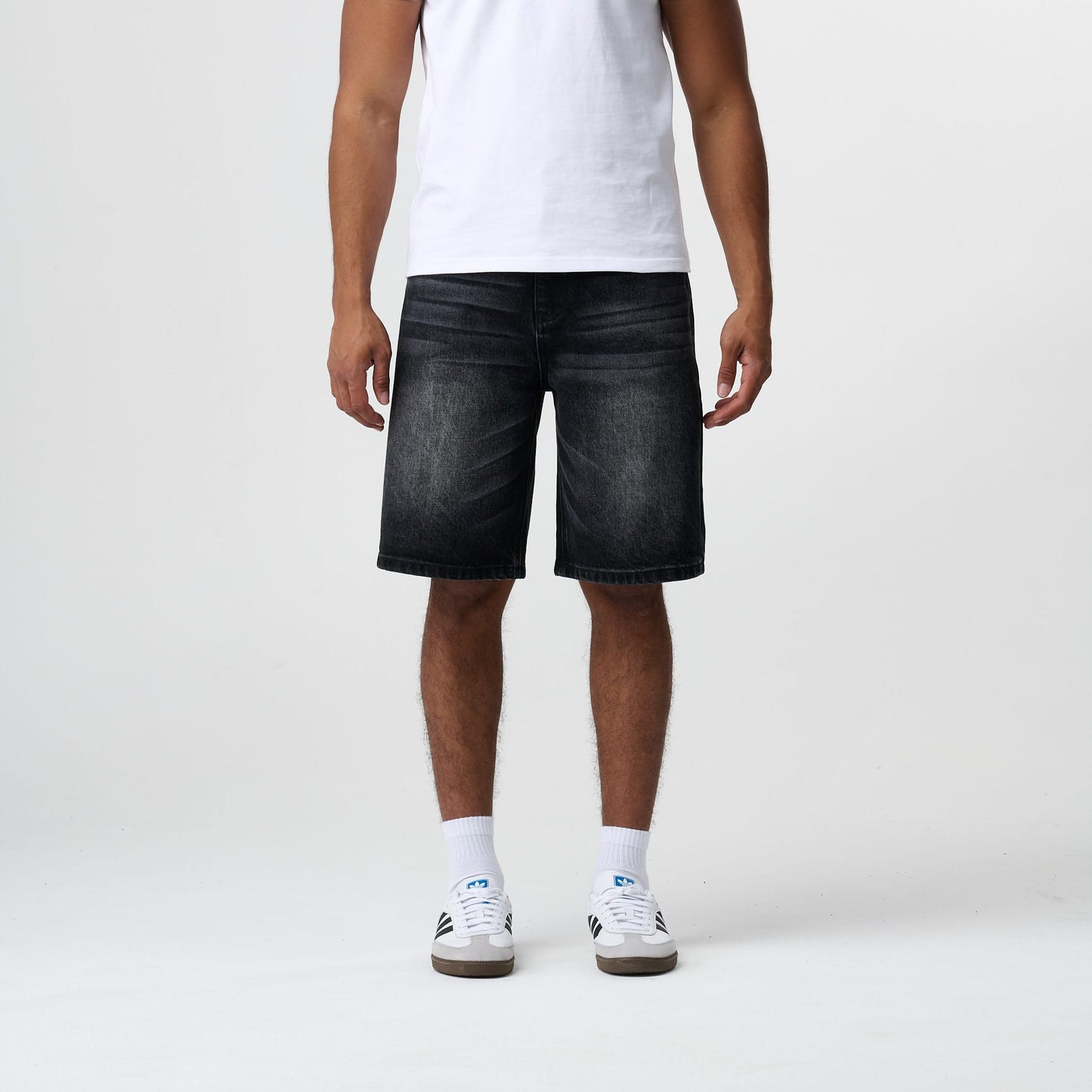 Stone Wash Jorts