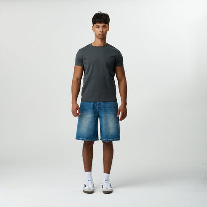 Blue Wash Jorts