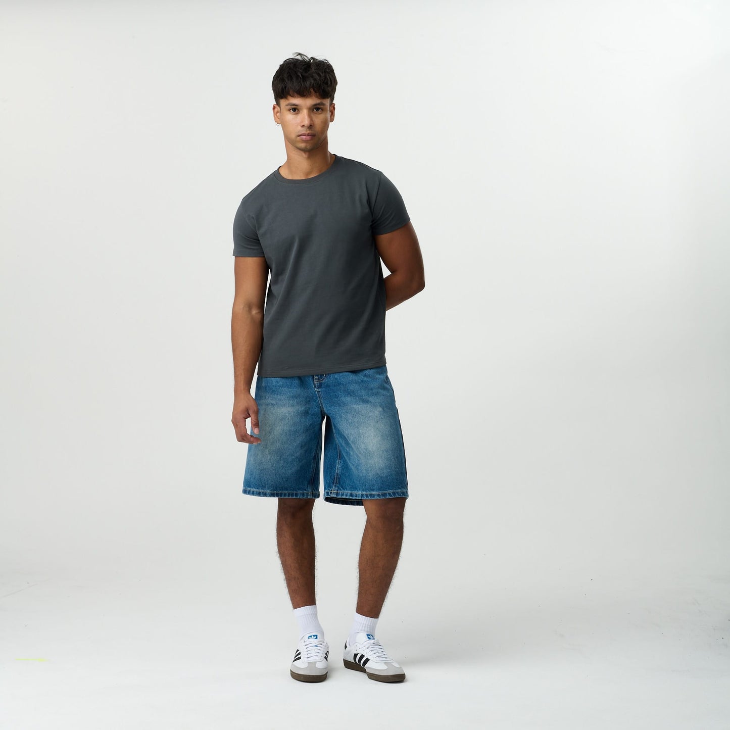 Blue Wash Jorts