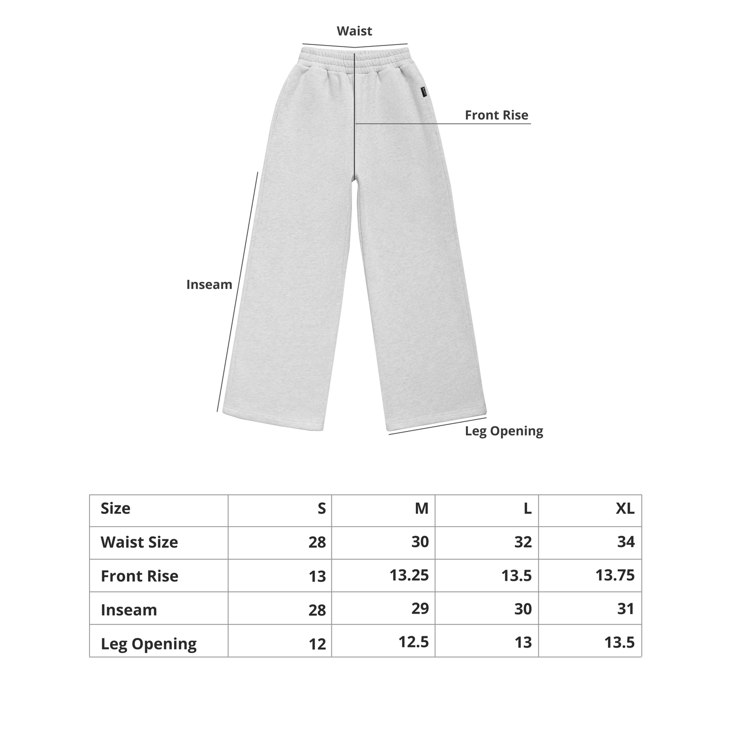 Jet Black Baggy Sweatpants