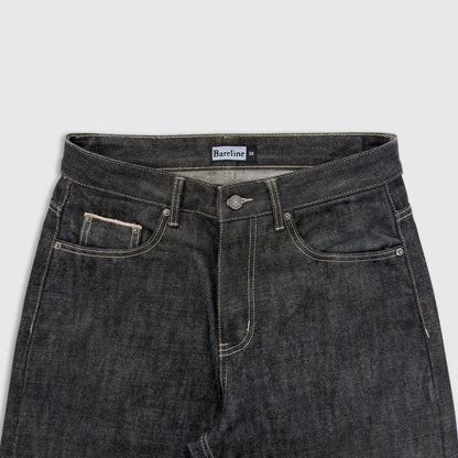 Raw Black Selvedge Denim