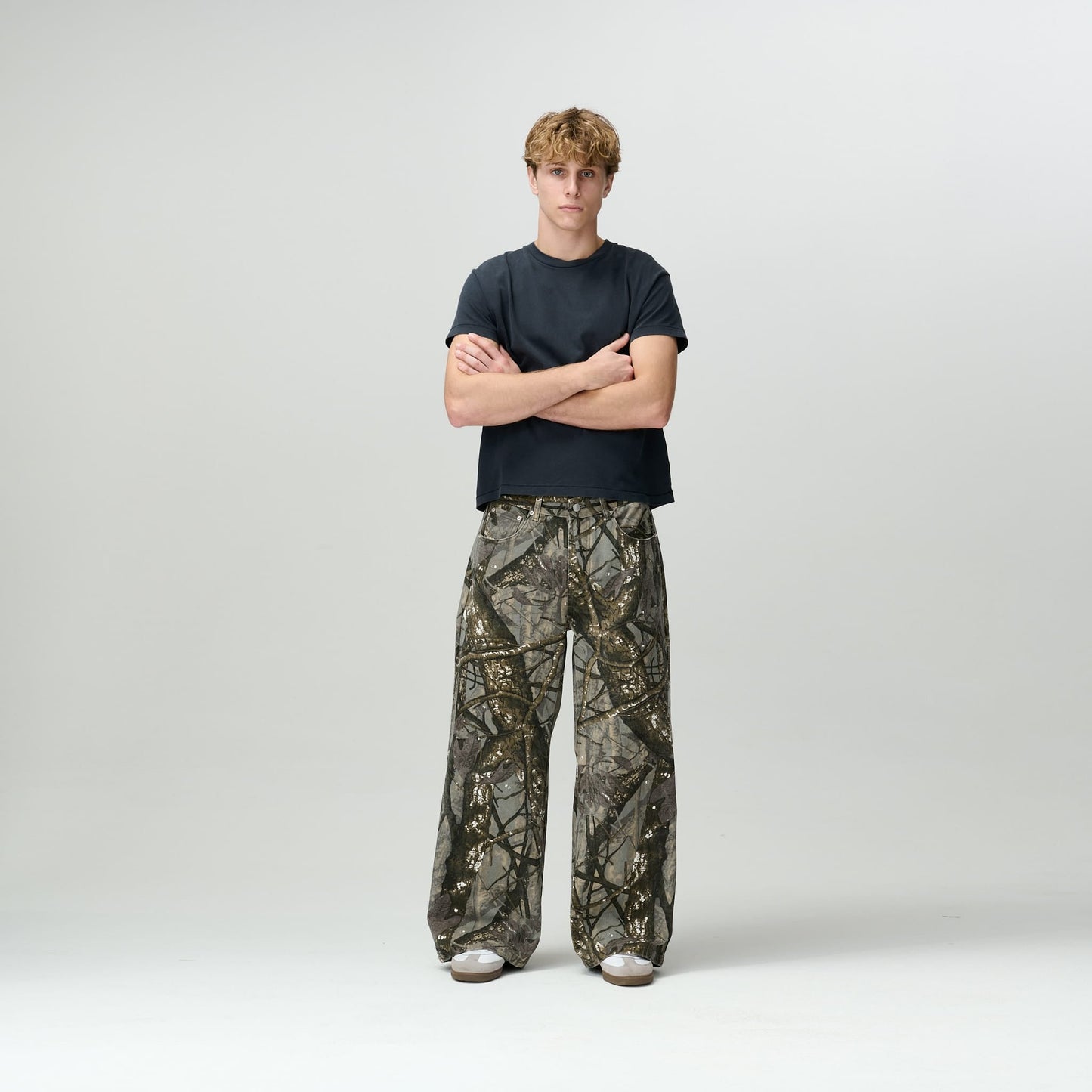 Woodland Camo Denim