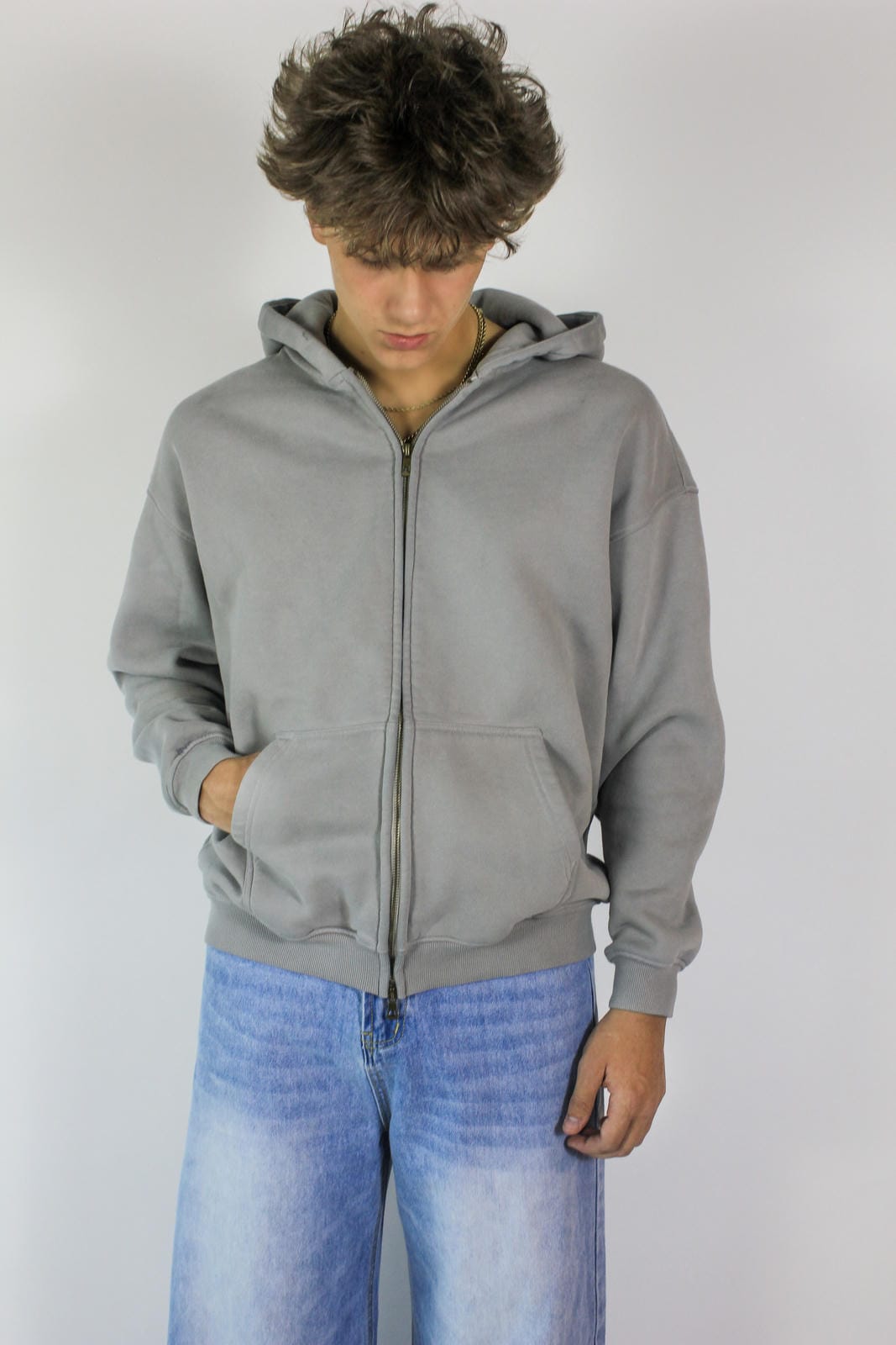Washed Zip